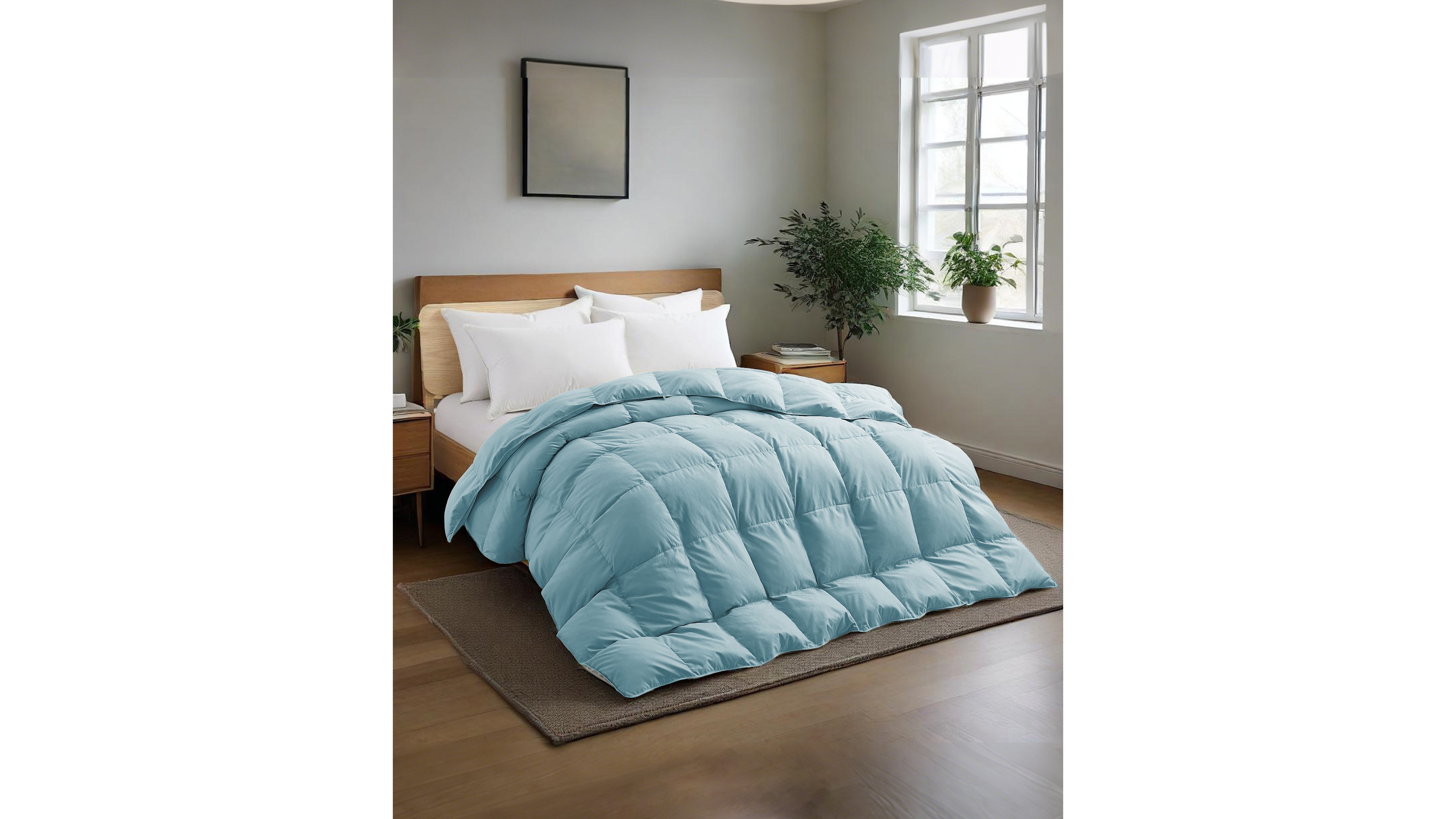Unikome Luxury Goose Feather Comforter, California King