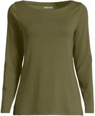 Women's Long Sleeve Polished Essentials Boatneck Top