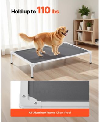 Aluminum Portable Elevated Pet Cot.