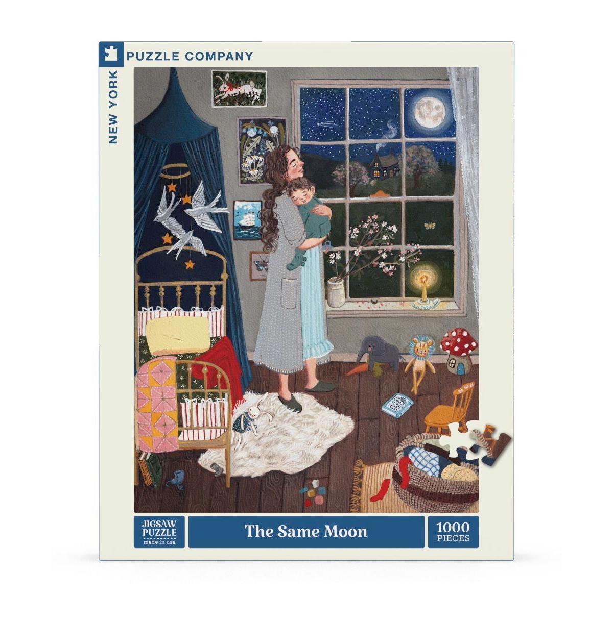 New York Puzzle Company The Same Moon 1000 Piece Puzzle