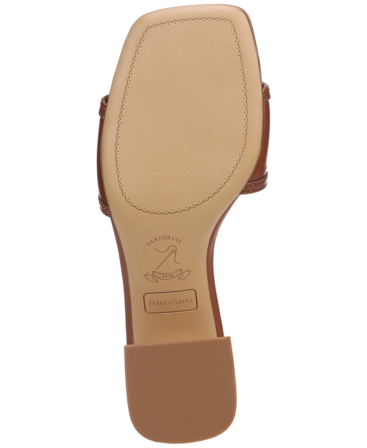 Franco Sarto Women's Kaori Square Toe Slide Sandals