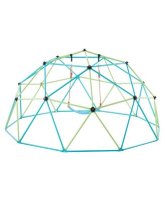 Climbing Dome, 10FT Geometric Dome Climber with Swing & Hammock