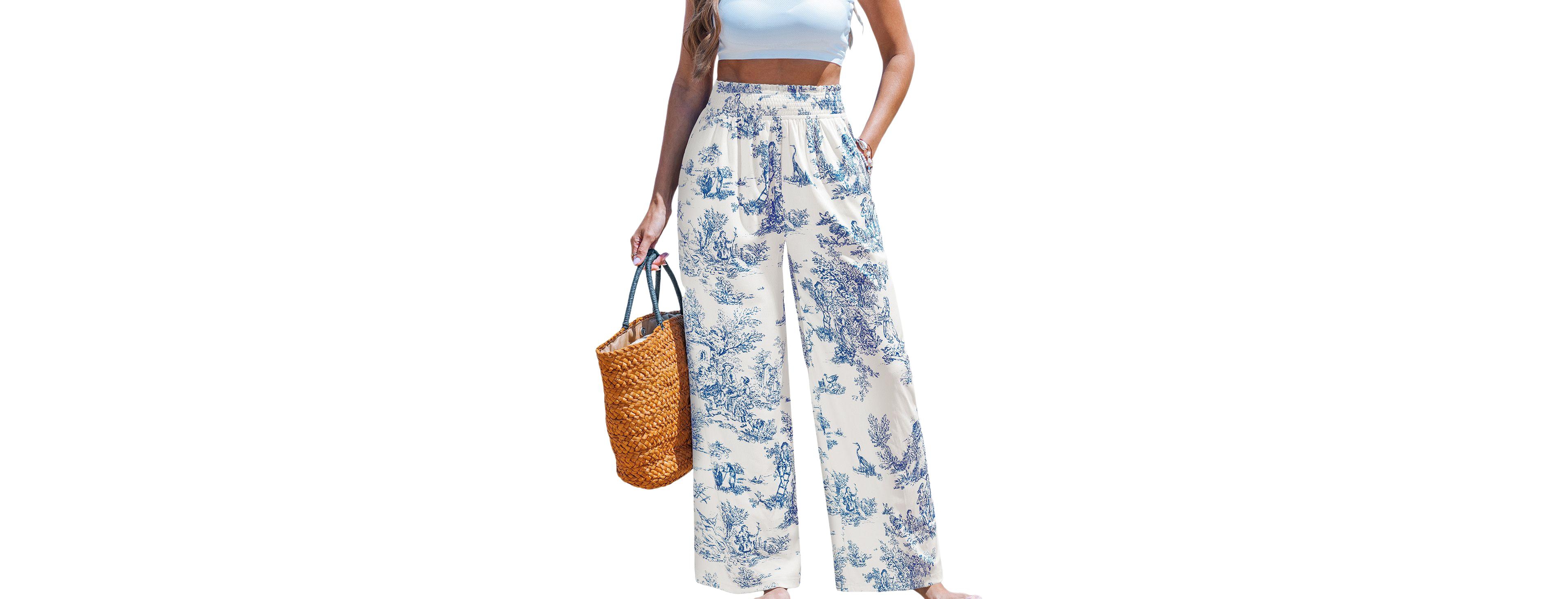 Cupshe Women's Into the Woods Floral Pants