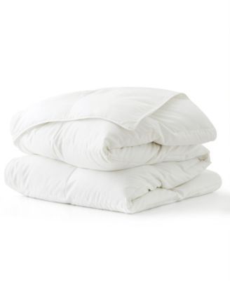 Goose Down Feather Fiber Comforter, Twin