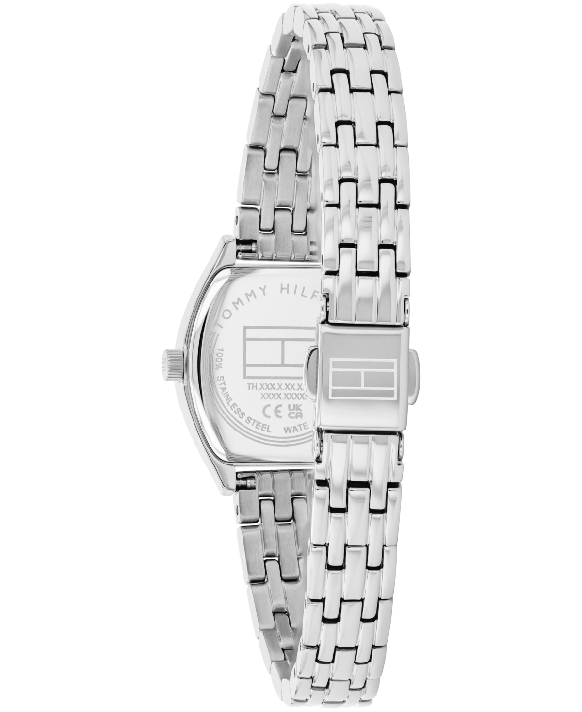 Tommy Hilfiger Women's Quartz Silver Tone Stainless Steel Bracelet Watch, 21.5 x 22mm