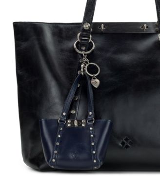 Micro Benvenuto Leather Tote Bag Charm