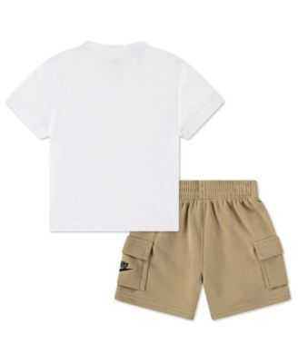 Boys' Toddler 2T-4T Pocket T-Shirt and French Terry Shorts, 2 Piece Set	