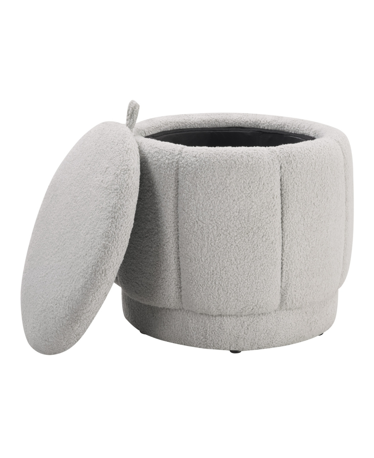 Osp Home Furnishings 15.75" Wood Lanyard Storage Ottoman