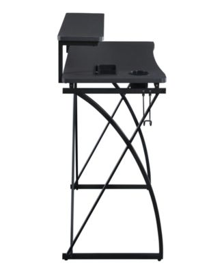 36" Wood Biome Battle Station Gaming Desk