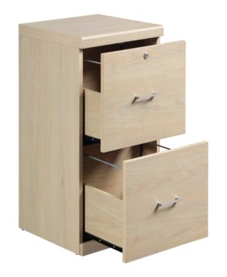 28.5" Wood Alpine 2-Drawer Vertical File Cabinet