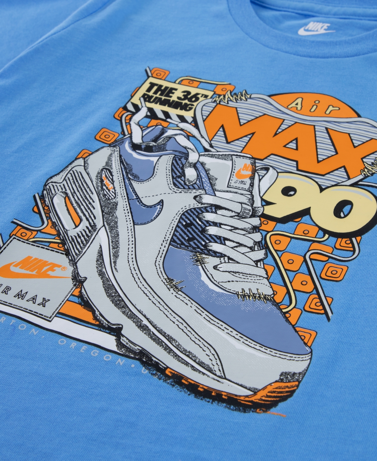 Nike Boys' Toddler 2T-4T Air Max Sneaker Crewneck T-Shirt