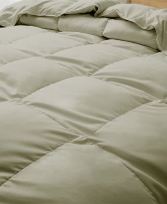 All Season Ultra Soft Goose Down Fiber Comforter, Full/Queen