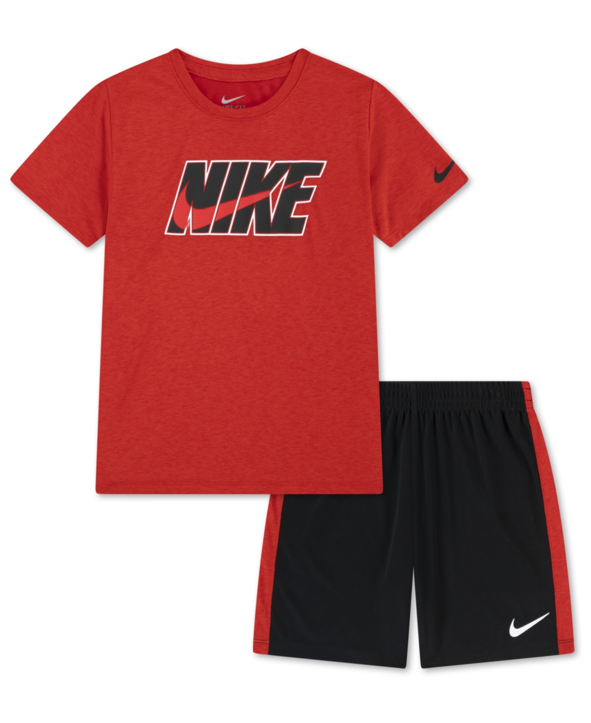 Nike Little Boys Dri-fit Dropset T-Shirt & Shorts Set