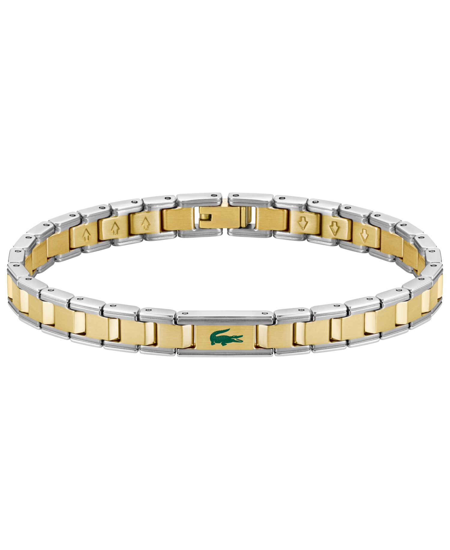 Men's Metropole Edge Two-Tone Stainless Steel Bracelet