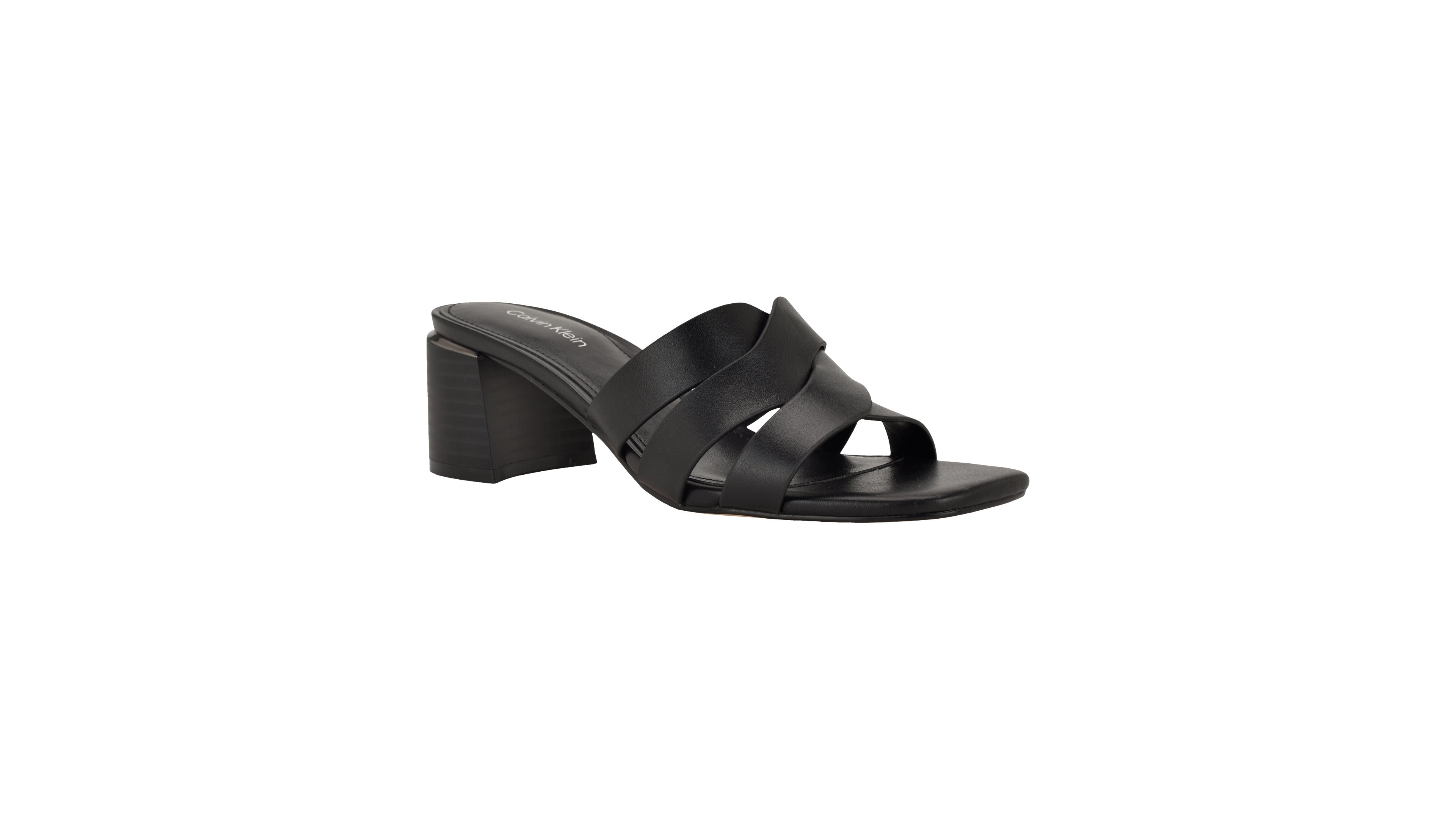 Calvin Klein Women's Vivianna Woven Slip-On Dress Sandals