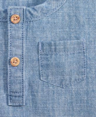 Baby Boys' Chambray Sunsuit