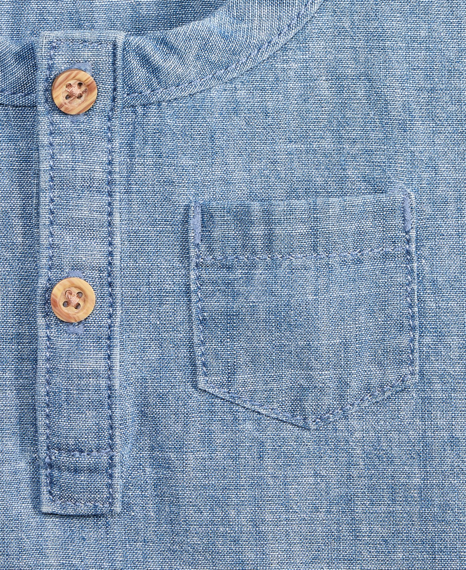 Baby Boys' Chambray Romper