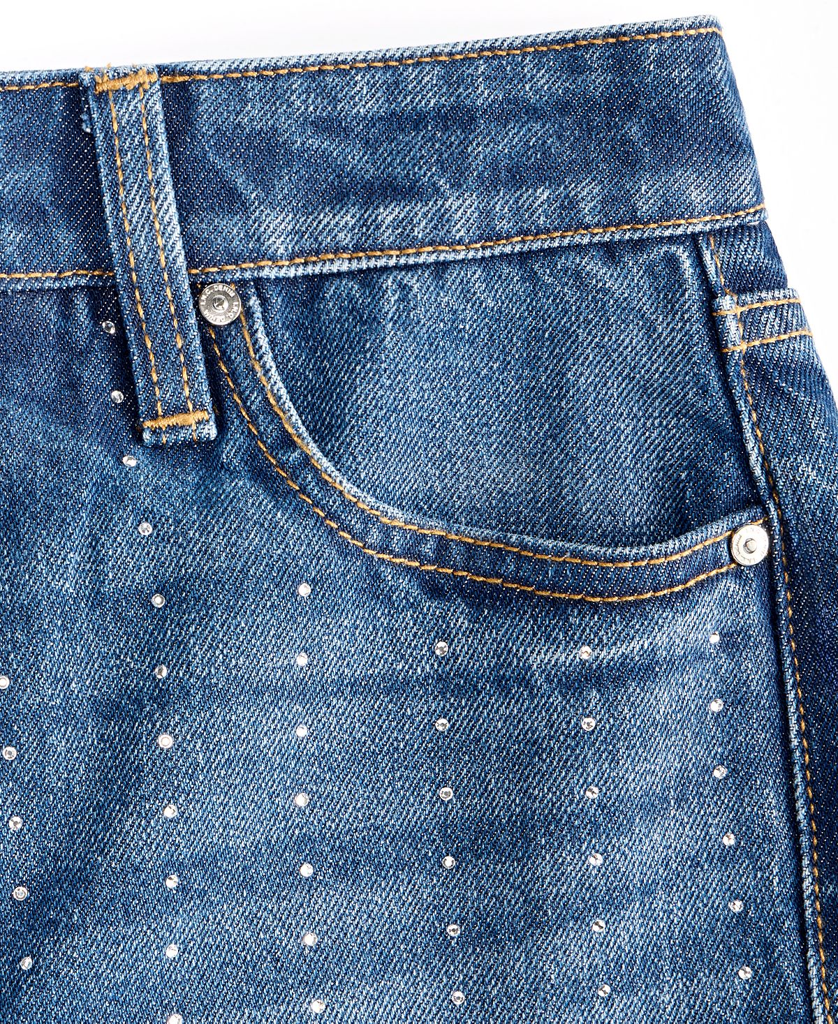 I.N.C. International Concepts Women's Crystal-Embellished Straight-Leg Jeans view 4 — MAYCSS fashion products