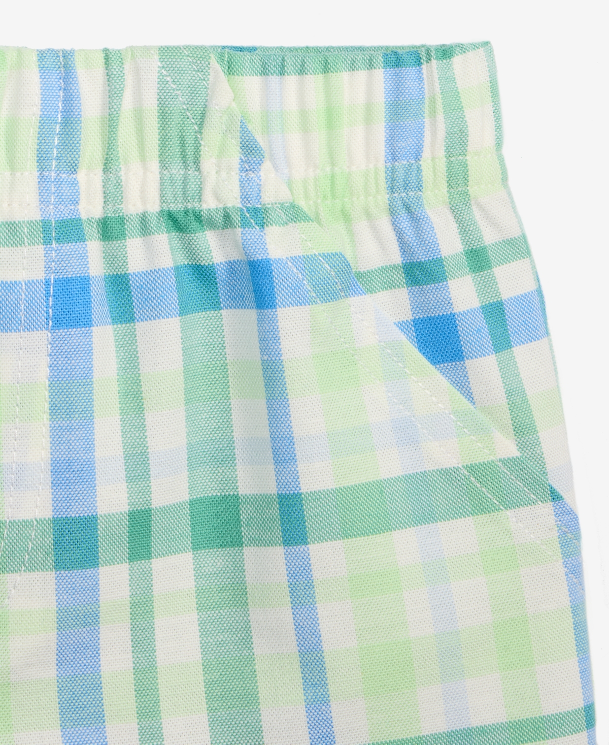 First Impressions Baby Boys' Plaid Woven Shorts, Macy's Exclusive