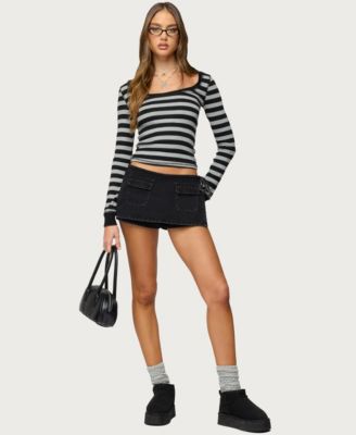 Women's Rainey Striped Long Sleeve Top