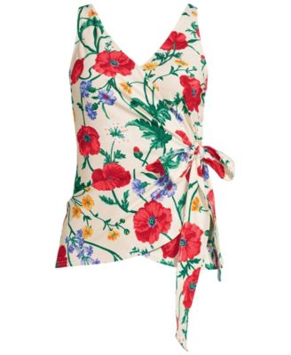 Women's Side Tie Tankini Top