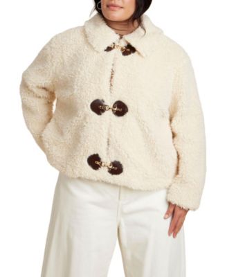 Women's Teddy Fur Coat With Buckles