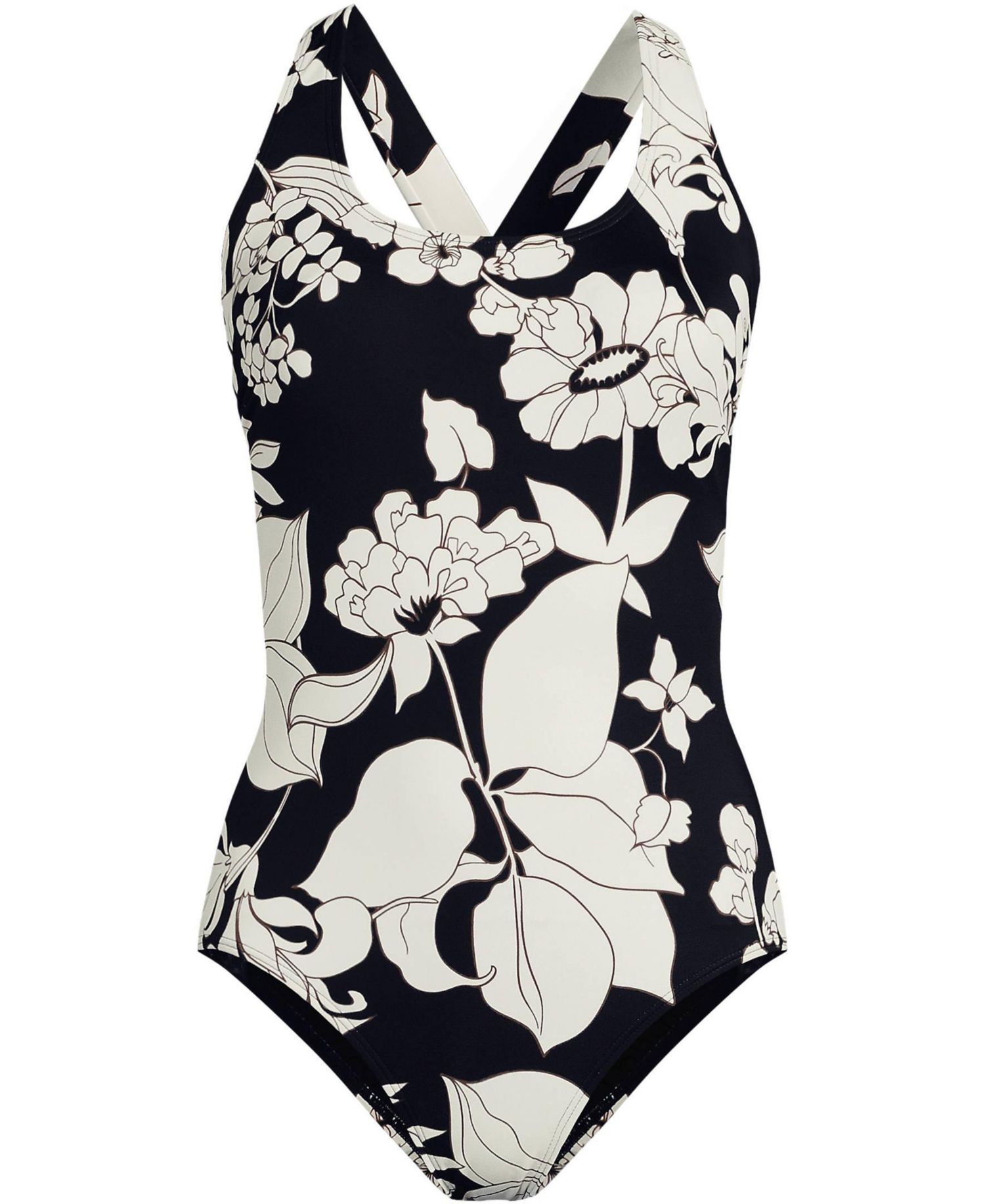 Women's Tugless X-Back One Piece Swimsuit