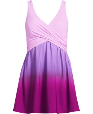 Women's SlenderSuit Wrap Swim Dress Swimsuit