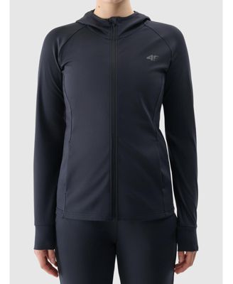 Women's regular quick-dry training sweatshirt - black