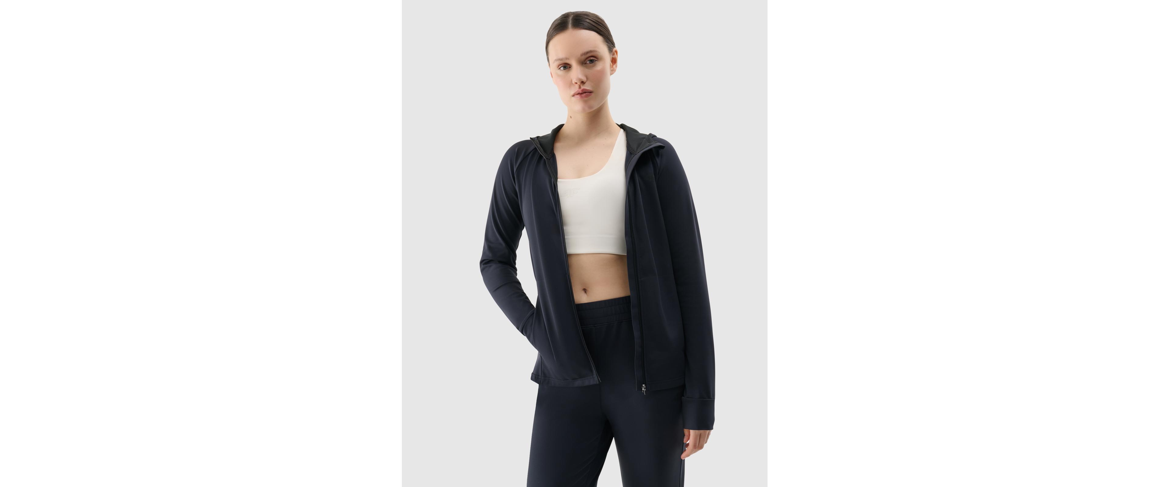 4F Women's regular quick-dry training sweatshirt