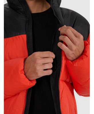 Men's down jacket with synthetic filling