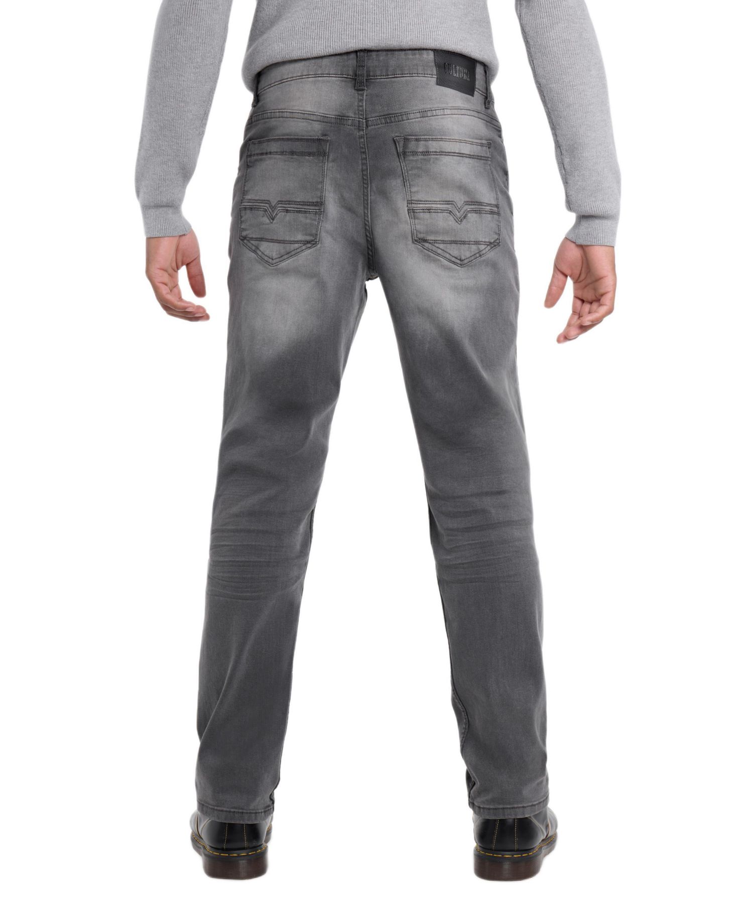 Men's Pieced Pockets Slim Fit Jeans