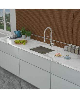 21x18x9inch Undermount Kitchen Sink 16 Gauge Stainless Steel Deep Single Bowl with Grid