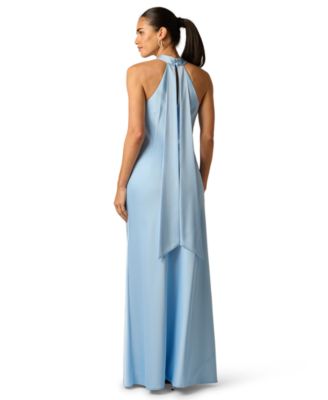 Women's Halter Neck Sleeveless Ball Gown
