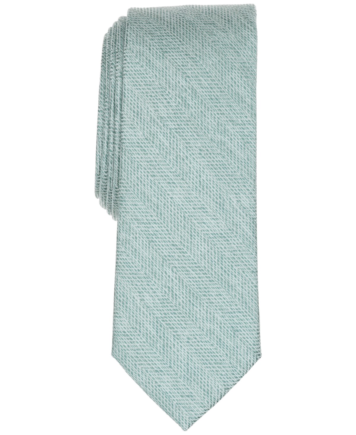 Мужские Bar III Men's Melange Chevron Solid Tie — фото 1