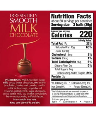 Truffles Milk Chocolate Sea Salt and Milk Chocolate, 2 Pack