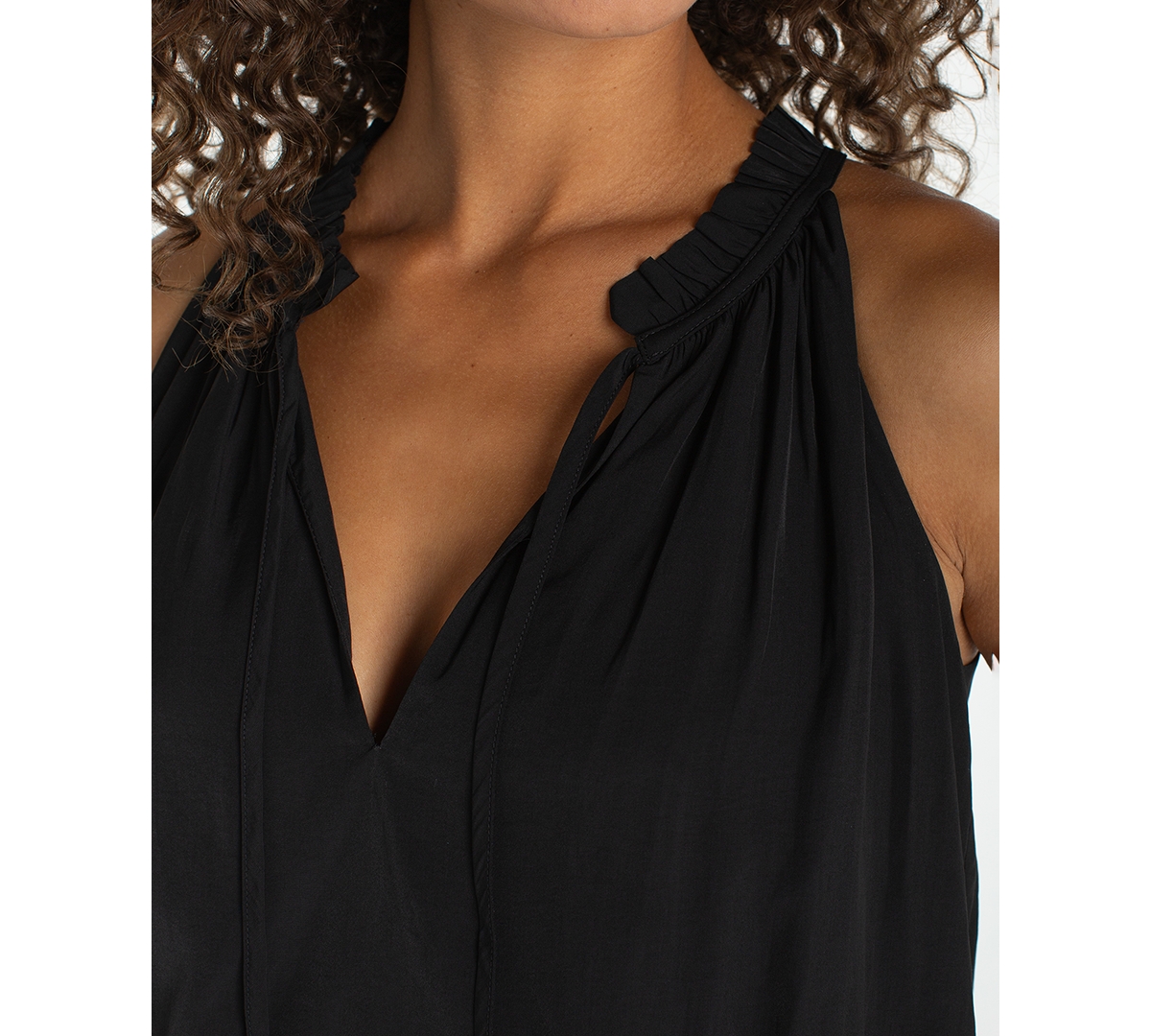 Liverpool Los Angeles Women's Sleeveless Pull-On Woven Top