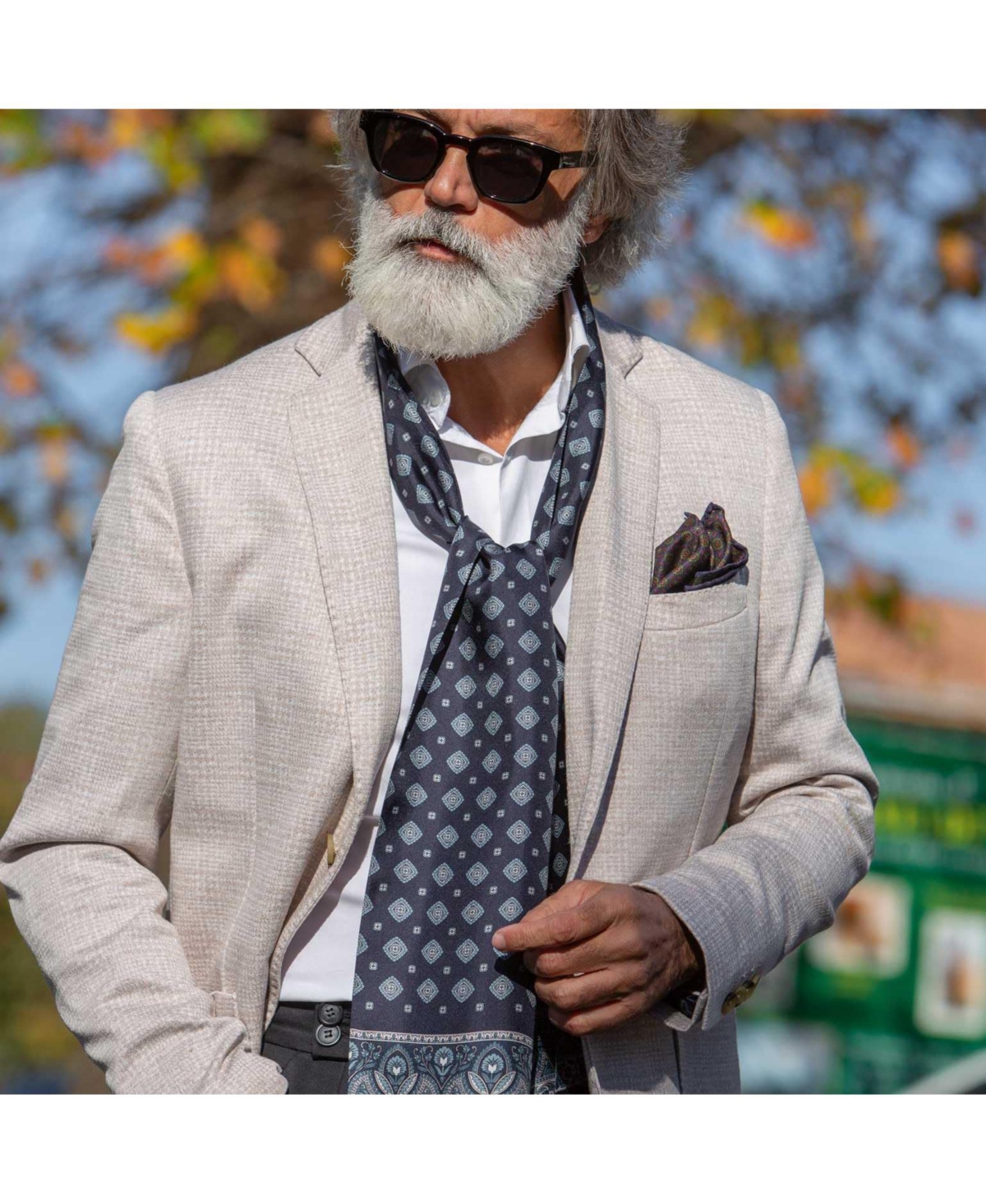 Elizabetta Men's Ancona - Silk Scarf for Men