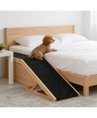 Elevated Dog Ramp with ease in Black