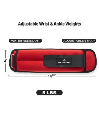 Ankle/Wrist Weights, 2pk 5 lb ea, 10 lb Total