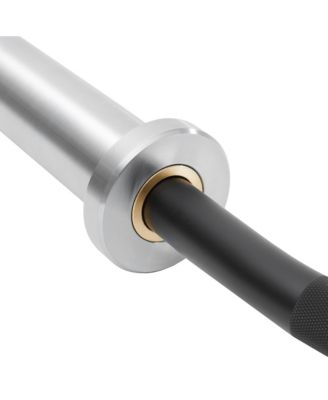 47" EZ Curl Olympic Barbell - 8.5KG 25mm Grip 400LB Capacity 4 Needle Bearing 2" Weightlifting Bar