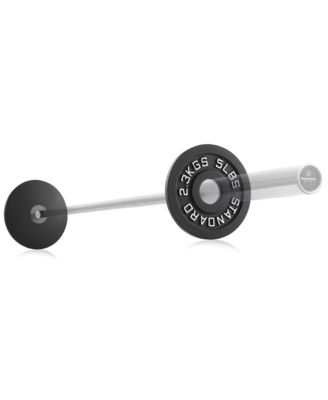 Set of 2 Standard Cast Iron Olympic 2-inch Weight Plates (5 LB each)