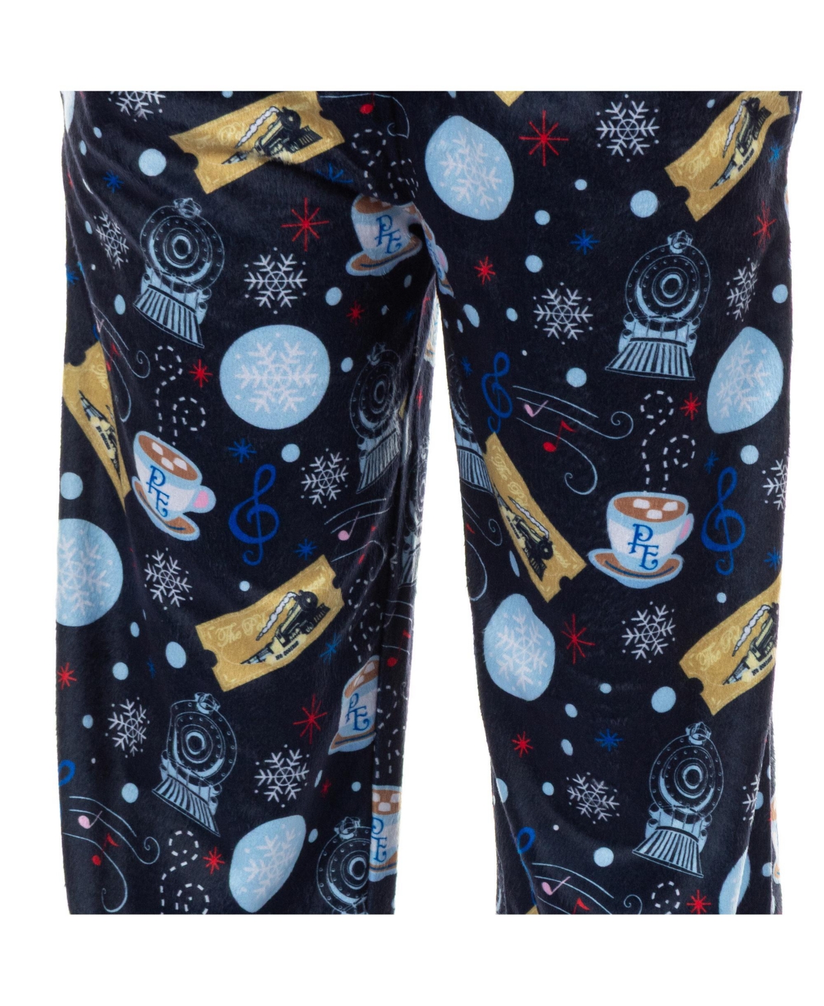 Polar Express Boys The Pajama Pants Hot Cocoa Golden Ticket Christmas Movie Loungewear