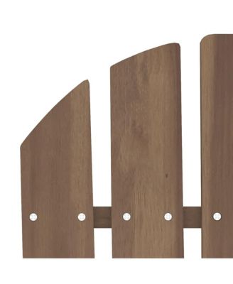 Garden Chair Brown Solid Fir Wood 27.4 x 34.1 x 35.2 in Ergonomic