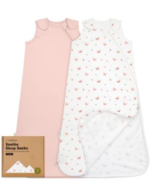 2-Pack Sleep Sacks for Babies, Soothe Sleeping Sack Wearable Blanket, Infant, Toddler, Newborn Swaddle Sack