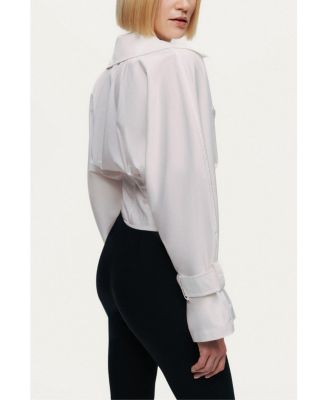 Women's Layered Collar Wrap Bodysuit