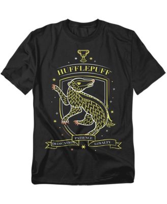 Men's Hand Drawn Hufflepuff Shield T Shirt