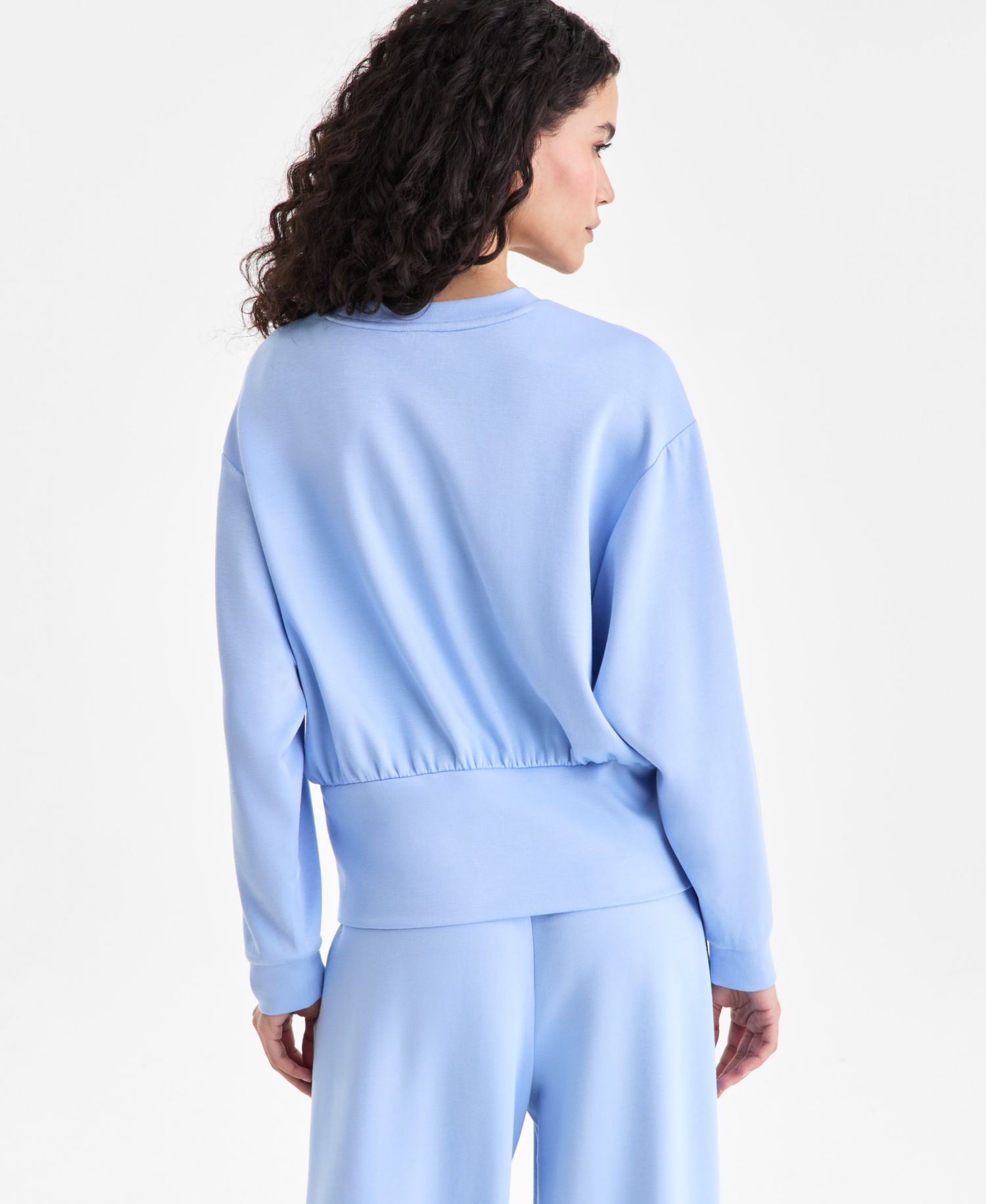 Women's Off Duty Banded-Bottom Sweatshirt