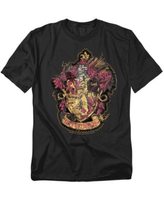 Men's Grffindor Knitted Patch Damaged T Shirt