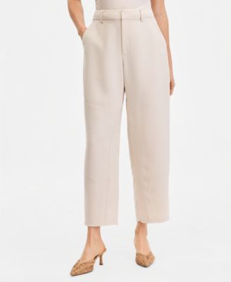 Women's Barrel-Leg Ankle Pants